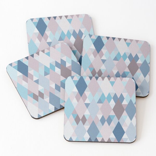 Item preview, Mauve Blue Geometry III designed and sold by BlertaDK.