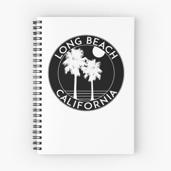Item preview, Long Beach California Black White Palm Trees Surf Surfing Laptop  designed and sold by DESTINATIONS DECAL.