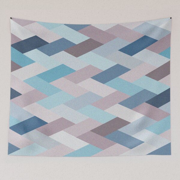 Item preview, Mauve Blue Geometry VIB designed and sold by BlertaDK.