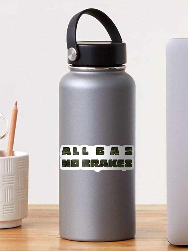 All Gas No Brakes Sticker By Ajm2021 Redbubble All gas no brakes is an american youtube channel presented by andrew callaghan. redbubble