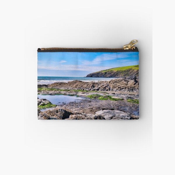 Item preview, Beach & Rock Pool Landscape - Coastal Scenery - Newport, Pembrokeshire designed and sold by Harmony Of The Mind.