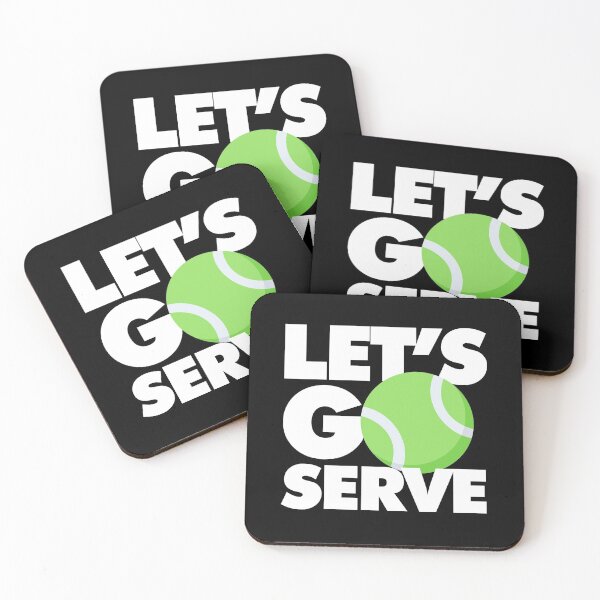 Item preview, Lets go serve Funny Tennis Player designed and sold by elhefe.
