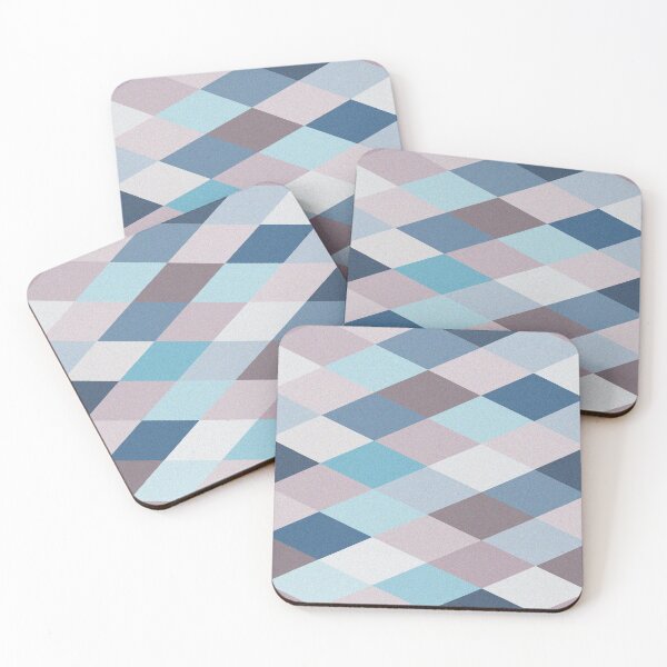 Item preview, Mauve Blue Geometry VIIB designed and sold by BlertaDK.
