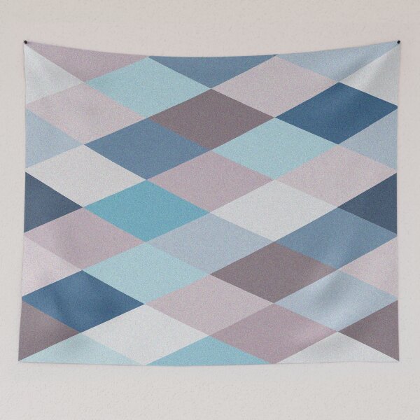 Item preview, Mauve Blue Geometry VIIB designed and sold by BlertaDK.