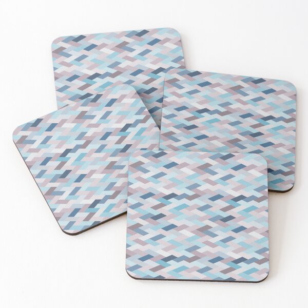 Item preview, Mauve Blue Geometry VIB (small) designed and sold by BlertaDK.