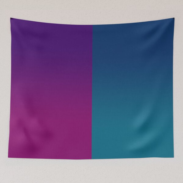Item preview, Deep Gradient Mi-Parti (Half And Half) Design! (Dark Magenta, Purple, and Teal) designed and sold by KelseyLovelle.