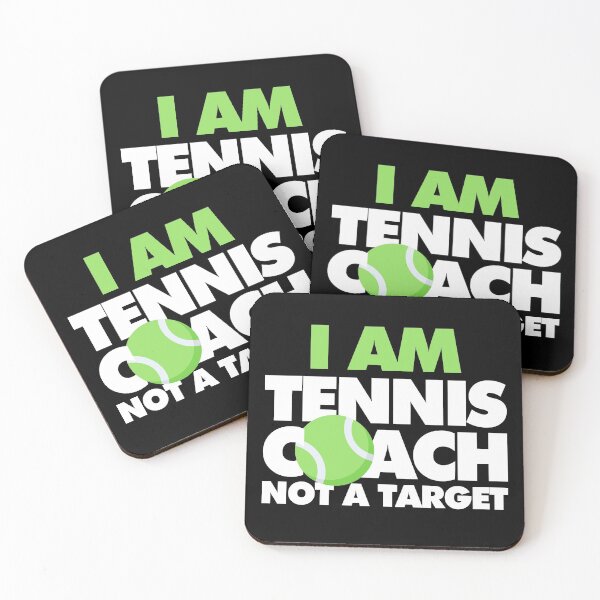 Item preview, I am Tennis Coach Not a Target Funny Tennis Player designed and sold by elhefe.