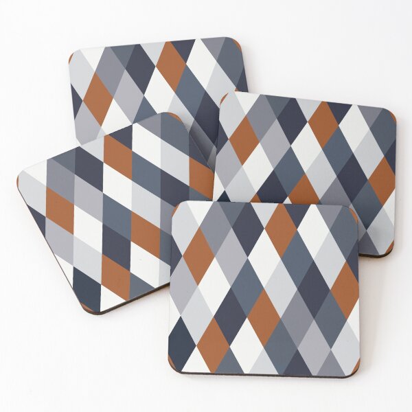 Item preview, Navy Rust Geometry VII designed and sold by BlertaDK.