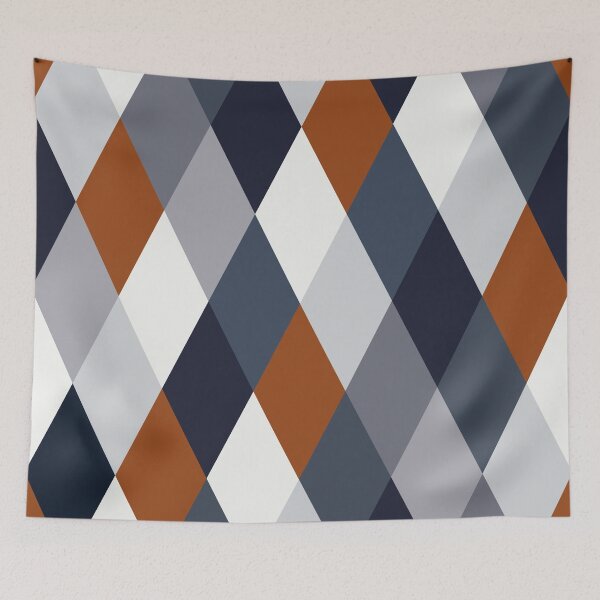 Item preview, Navy Rust Geometry VII designed and sold by BlertaDK.