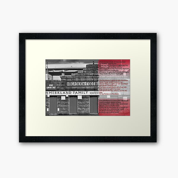 Merkland Road, Aberdeen Framed Art Print