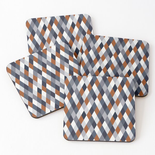 Item preview, Navy Rust Geometry VII (small pattern) designed and sold by BlertaDK.