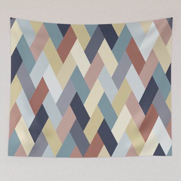 Item preview, Earth Tones and Blues Geometry IA designed and sold by BlertaDK.