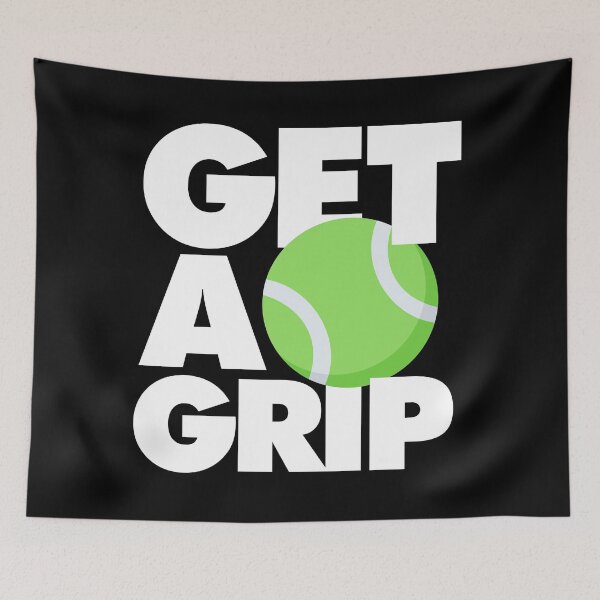 Item preview, Get a Grip Funny Tennis Player designed and sold by elhefe.