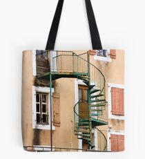 Green spiral Tote Bag
