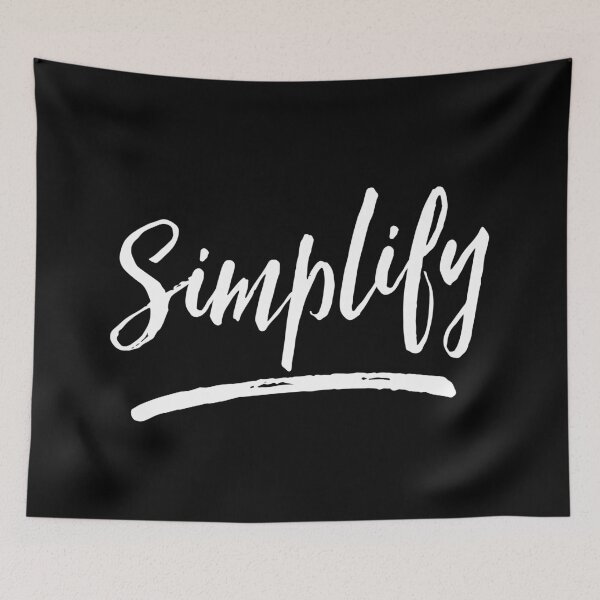 Item preview, Simplify designed and sold by ZoollGraphics.