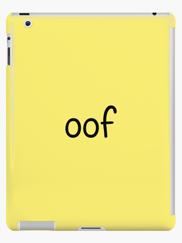 Noob Oof  iPad Case & Skin for Sale by billyandgraham