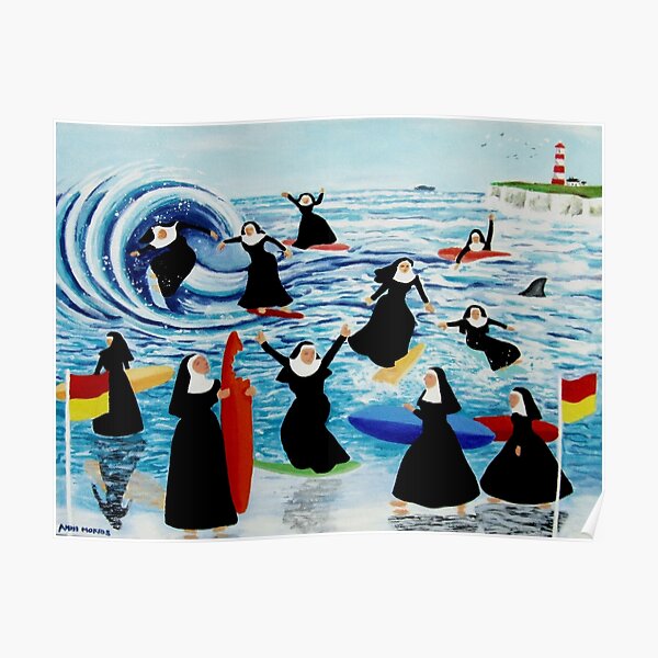 Surfing Sisters Poster