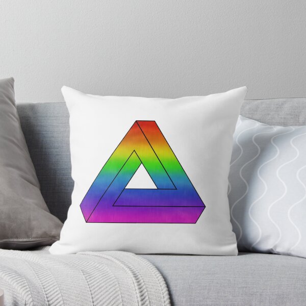 Item preview, Rainbow Penrose Triangle Art designed and sold by Cozmick.