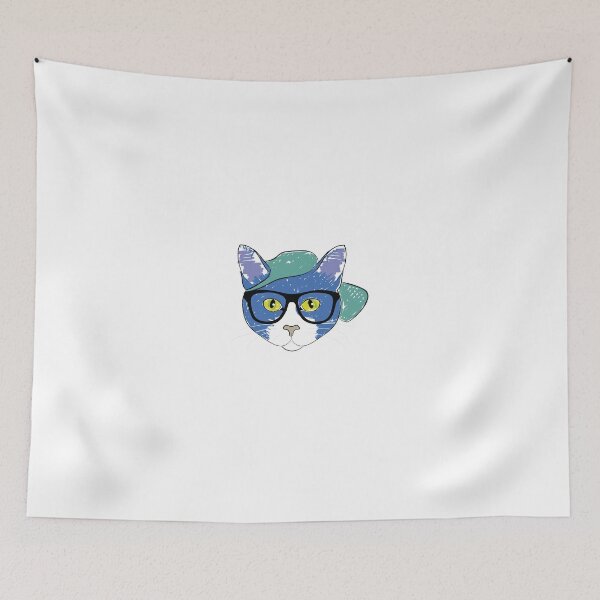 Item preview, Hipster Cat! designed and sold by shekov.