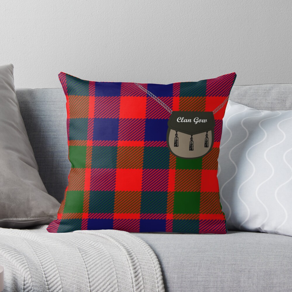 clan-gow-surname-last-name-scottish-clan-tartan-badge-crest-throw