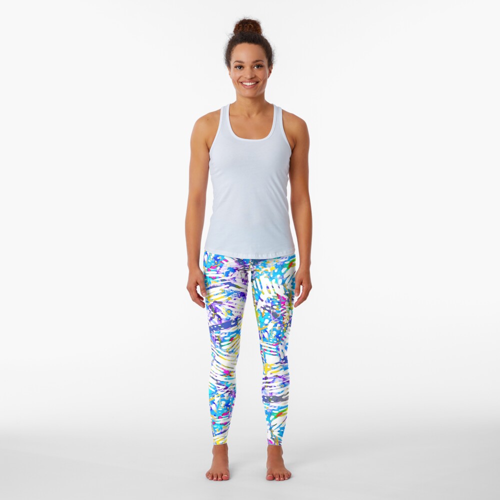 Fancy branches hippie color fancy Leggings