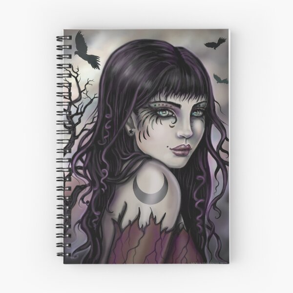 Item preview, Crow Girl Digital Art Fantasy Woman by Molly Harrison designed and sold by Molly  Harrison.