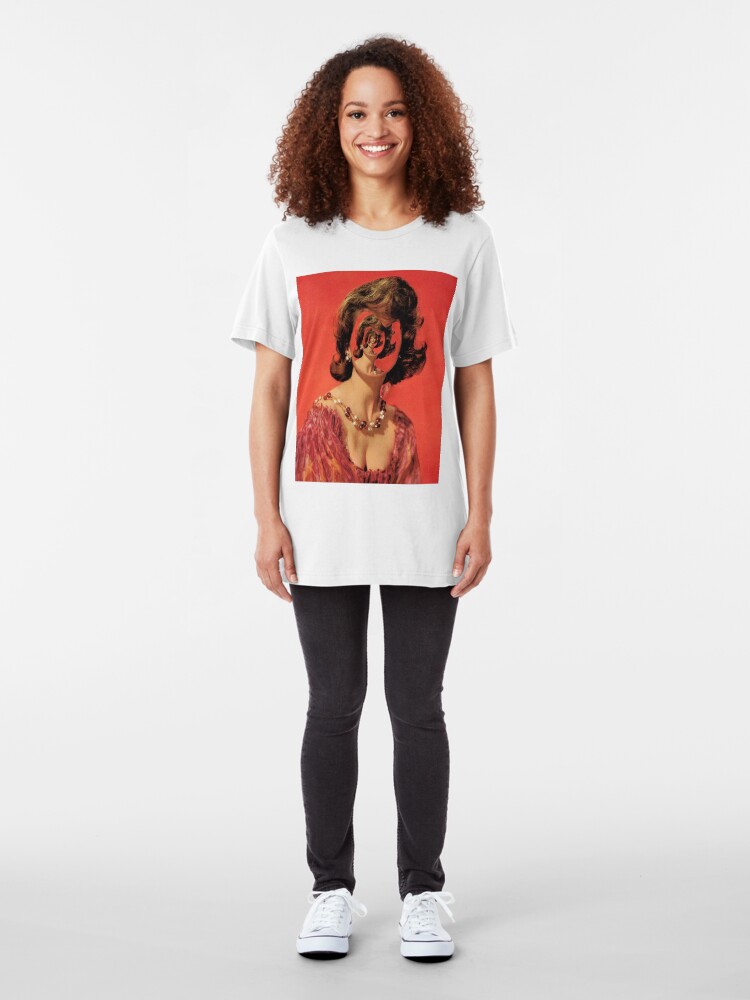 Alternate view of The Quiet Sense Of Something Lost Slim Fit T-Shirt