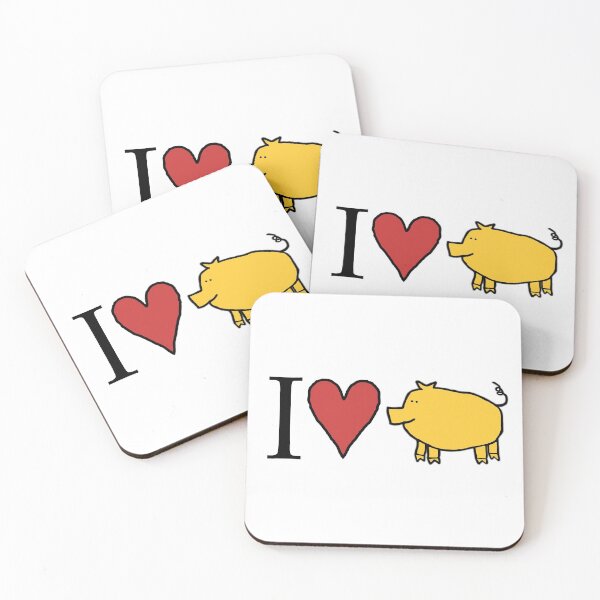 Item preview, I love yellow pigs designed and sold by ellenhenry.