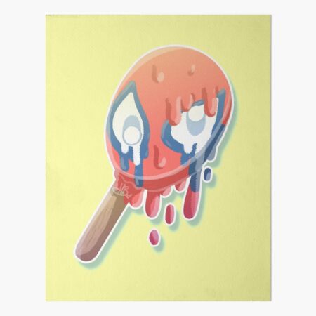 Ninja Turtle Ice Cream Bars Art Board Print for Sale by erinopar