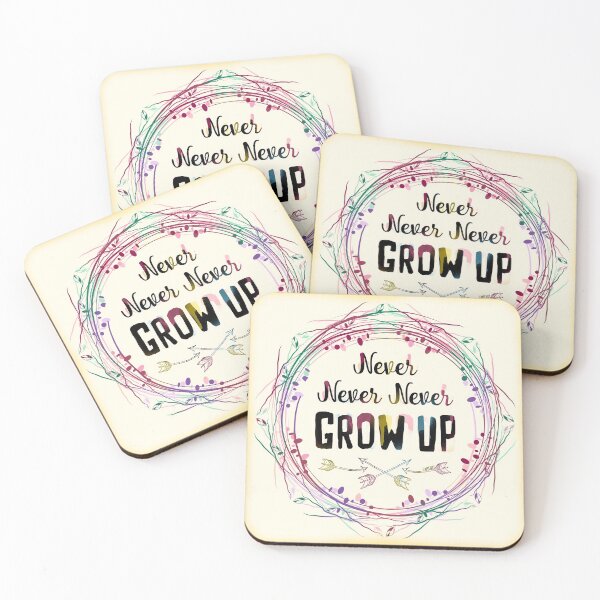 Item preview, Never Grow Up designed and sold by famenxt.