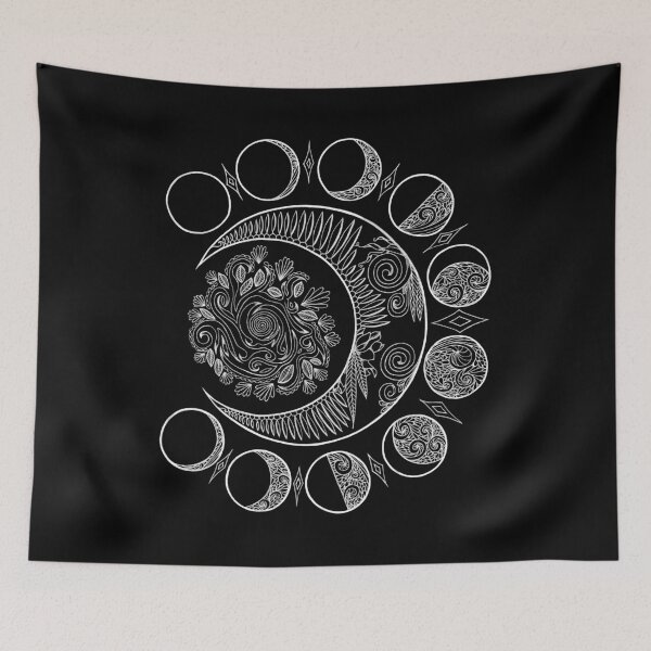 Item preview, Moon Phases at Midnight designed and sold by Nicole Whelan.