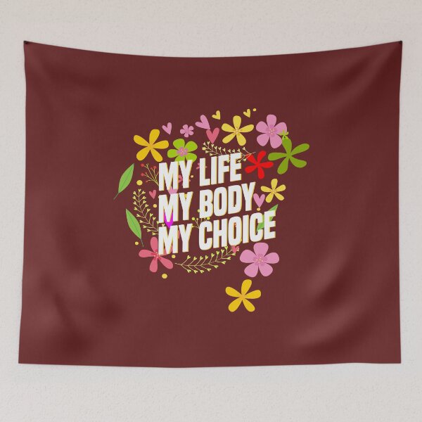 Item preview, My Life My Body My Choice Feminism Fight Shirt for Women designed and sold by ViVedX.