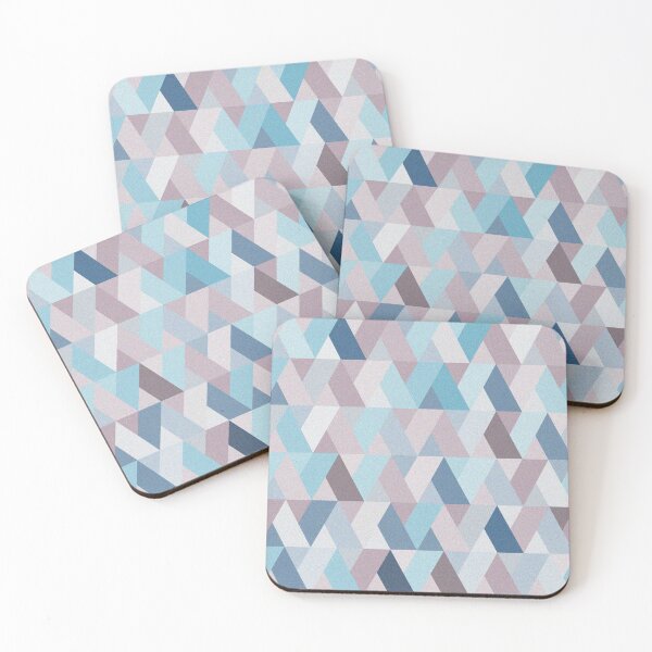 Item preview, Mauve Blue Geometry V designed and sold by BlertaDK.