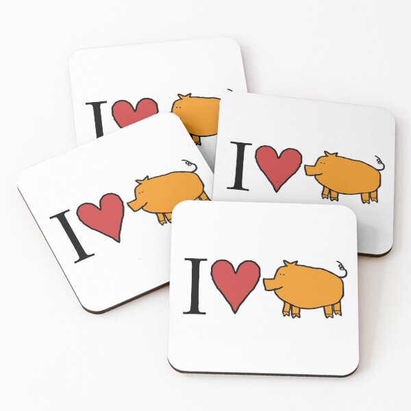 Item preview, I love gold pigs designed and sold by ellenhenry.