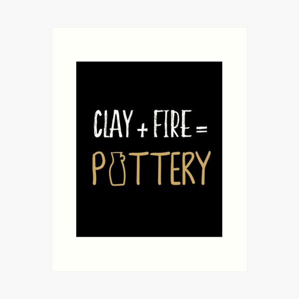 Item preview, Clay & Fire Pottery TShirt - Ceramics Studio Shirt designed and sold by Teequeque.