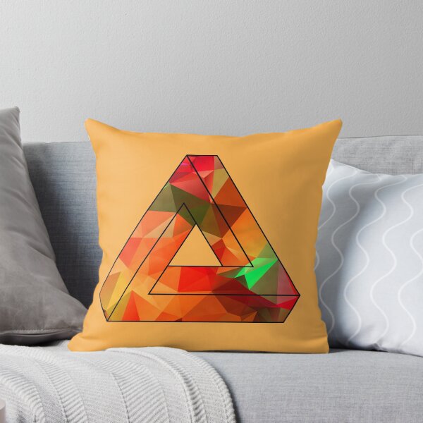 Item preview, Red Penrose Triangle Polygon Art designed and sold by Cozmick.