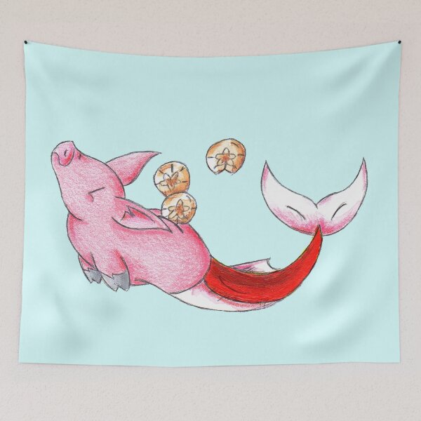 Item preview, Piggybank of the Sea designed and sold by KOKeefeArt.
