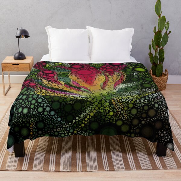 Item preview, Red Flame Lily Circle Mosaic Design designed and sold by Heathermarie321.