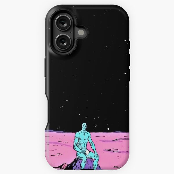 Item preview, (Fixed) Dr. Manhattan sitting on mars (comic) designed and sold by Smakly.