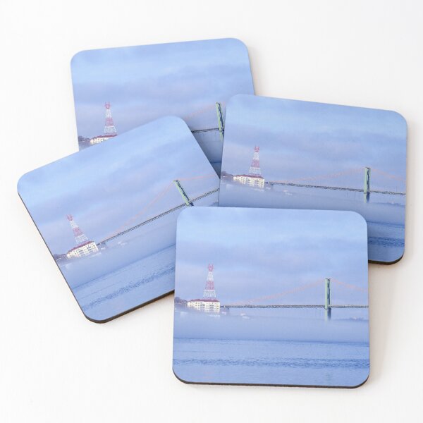 Item preview, VIEW OF HALIFAX, NOVA SCOTIA BRIDGE, WITH THE RISING FOG ENHANCING designed and sold by Monica-Stroud.