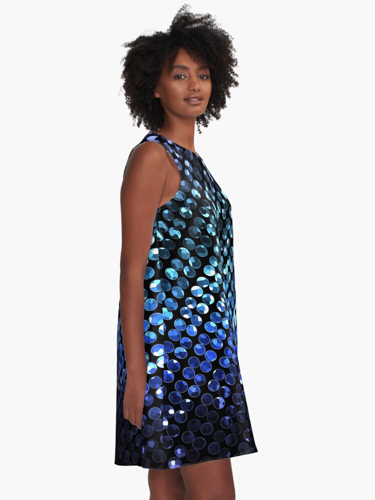 Alternate view of Crystal Bling Strass A-Line Dress