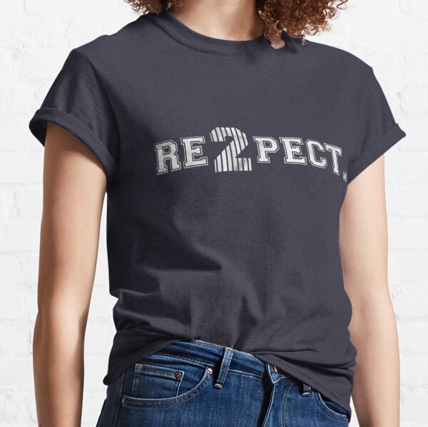Respect Derek Jeter Re2pect 2 New York Uniform MJ Baseball T Shirt