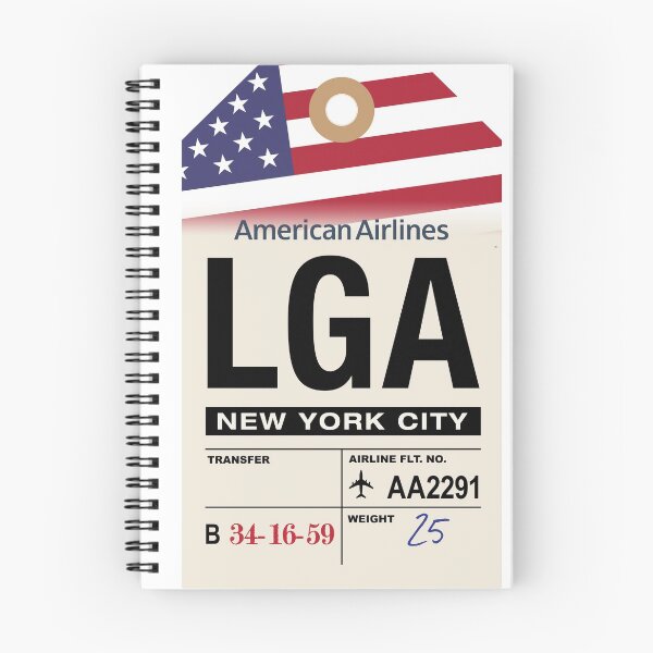 Item preview, New York City LaGuardia (LGA) Airline Luggage Tag designed and sold by travelwitheric.