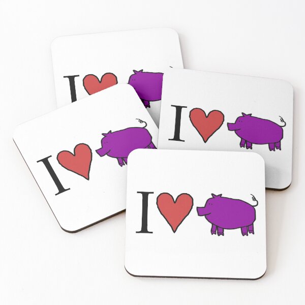 Item preview, I love lavender pigs designed and sold by ellenhenry.