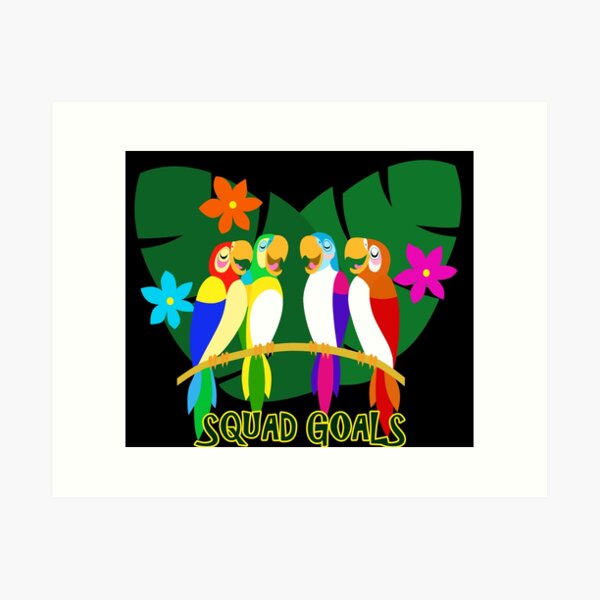 Item preview, Feathered Friends Squad Goals  designed and sold by Sunshone2.