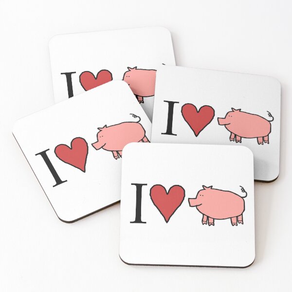 Item preview, I love rose pigs designed and sold by ellenhenry.