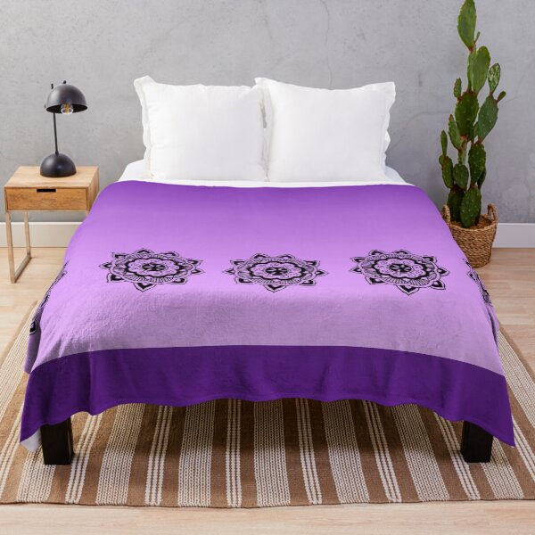 Item preview, Violet Purple Ombre Dip Dye Look with Mehndi Art designed and sold by Greenbaby.
