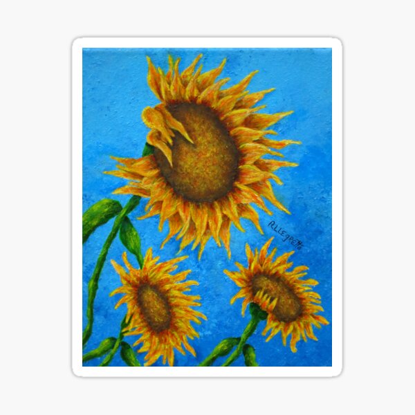TUSCAN SUNFLOWERS Sticker