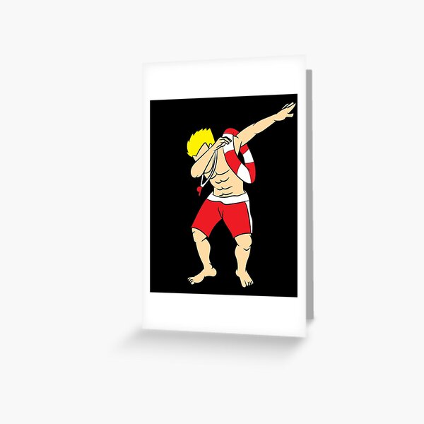 Item preview, Dabbing Lifeguard, lifeguard, lifeguard designed and sold by Mohja-Design.