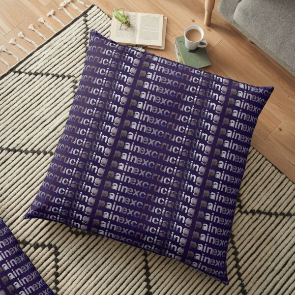 excruciating pain Floor Pillow
